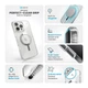 Чехол Speck Presidio Perfect-Clear Grip для iPhone 16 Pro Max Clear Chrome with MagSafe (150842-3223) - изображение 6