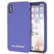 Чохол Karl Lagerfeld Silicone для iPhone X | XS Violet (KLHCPXSLVOG) - зображення 1