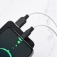 Кабель HOCO X21 Plus USB для Type-C 3A, 1m, silicone, silicone connectors, Black+White (6931474711915) (20175) - зображення 3