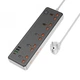 Сітковий підовжувач HOCO AC14A Rico 5-position socket(PD30W/1C3A) Black (6942007607179) (20195) - зображення 2
