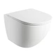 Унітаз Omnires Ottawa 49x37 rimless підвісний, сидіння дюропласт, white matt (OTTAWAMWBM) - зображення 1