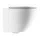 Унітаз Omnires Ottawa 49x37 rimless підвісний, сидіння дюропласт, white matt (OTTAWAMWBM) - зображення 2