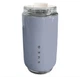 Термокружка SMEG Wall Mug 240 мл с двойными стенками и поворотной крышкой Серый - изображение 3