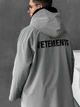 Дождевик ветровка мембранная водонепроницаемая Vetements 392943 XL серый - изображение 6