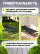 Шезлонг садовий пляжний розкладний 68х190, туристична розкладушка до 120кг, ліжко складане похідне, чорний - зображення 5