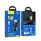 Автомобільний зарядний пристрій HOCO NZ6 PD45W 3-port(2C1A) car charger Black - изображение 2