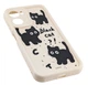 Чохол Shock Case Print для Motorola G05 бампер силіконовий бежевий малюнок Black Cat - зображення 3