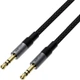Аудио кабель Aux Acefast J10 (1m) Black - изображение 2