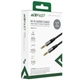 Аудио кабель Aux Acefast J10 (1m) Black - изображение 4