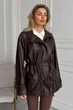 Парка Jadone Fashion Кора ONE SIZE шоколад - изображение 8