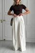 Брюки Jadone Fashion Венда L молоко - изображение 4