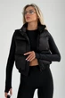 Укорочений Жилет Jadone Fashion Скай XS-S чорний - зображення 5