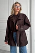 Парка Jadone Fashion Джуна ONE SIZE коричневый - изображение 8