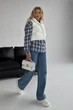Укорочений Жилет Jadone Fashion Скай M-L молоко - зображення 2
