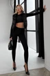 Легінси Jadone Fashion Лейс XS чорний - зображення 1