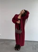 Стильный кардиган One size Бордовый (3814) - изображение 7