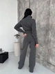 Трикотажный костюм-двойка One size Графит (1045) - изображение 4