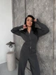 Трикотажный костюм-двойка One size Графит (1045) - изображение 9