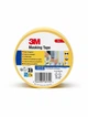 Малярная лента (креппанд) 3M Masking Tape набор 3 шт (19 мм + 38 мм + 50 мм × 50 м), желтая - изображение 1