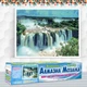 Алмазна мозаїка Мальовничий водоспад DM-337 50х40см Повна заш набір алмазної вишивки пейзаж водоспад - зображення 2