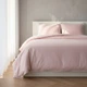 Komplet pościeli Homla Cherish Love Poszewka na pościel 160 x 200 cm + 2 poszewki na poduszki 70x80 cm z baweŁny z lamówką w serca  różowy (5906496767685) - obraz 2