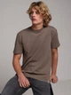 Футболка хлопковая длинная мужская Colin's CL1073961DKH M Dark Khaki (8684890145137) - изображение 1