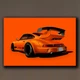 Картина з машиною - Porsche RWB Power - 80х120 см - изображение 1