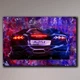 Картина з машиною - Lamborghini Hustle Power - 60х90 см - изображение 1
