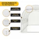 Теплица парник PlantBox (400х250х200 см, 10м2, армированная плёнка UV-4, оцинкованный металл) - изображение 4