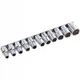 Набор 12-гранных головок на планке TOPTUL 12-гр. 1/2" 11ед. 8-22мм GAAQ1601U-12 - изображение 3