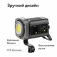 LED постоянный свет Ulanzi VL-200 Bi 200 Вт | 2700–6500K | CRI 95+ | Блок питания - изображение 4
