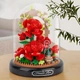 Конструктор Red Roses Серія Flower Flask Червоні троянди під куполом 574 деталі - зображення 7