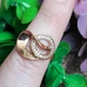 Кольцо Xuping Jewelry размеры:17 медзолото позолота 18К 8294 - изображение 5