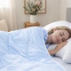 Одеяло летнее охлаждающее полуторное CoolNight IDEIA 140х210 см голубое (8-36284) - изображение 2