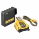 USB адаптер DeWALT 18 В та 54В FLEXVOLT, вихідний струм 5 А, вага 0.11 кг (DCB094K) - зображення 1