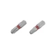 Комплект викруткових насадок PH3 1/4" * 25 мм, S2, уп. 2 од., STORM INTERTOOL VT-0219 - изображение 1