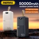Повербанк Remax RPP-117 50000 mAh 27W/22.5W PD/QC зі швидкою зарядкою та ліхтариком Білий: УМБ Power Bank - зображення 2