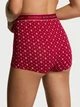 Женские трусики Victoria's Secret (228779695785) Logo Cotton High-Waist Boyshort XL красные - изображение 2