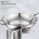 Сковорода-вок ASD Luxury Three-Shared Steel Wok TV1332 32 см (806181) - зображення 2