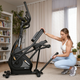 Орбитрек складной Hop-Sport HS-140CF Rock до 120 кг (Шаг 50 см) Bluetooth - изображение 5