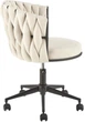 Fotel biurowy Halmar Talon Beżowy (5905248126961) - obraz 2