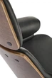 Офісне крісло Halmar Weber Горіхово-чорне (5905248127050) - зображення 10