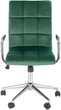 Fotel biurowy Halmar Gonzo 4 Ciemno-Zielony (5905248115989) - obraz 5