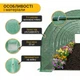 Усиленная садовая теплица парник 30м2 10х3х2 м, LEOBRO Garden Green LB-G126-GRN с рамой из оцинкованной стали, зеленая - изображение 4