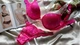 Комплект білизни VictoriasSecret 0326 80C/L малиновий - зображення 2