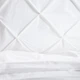 Komplet pościeli Homla Aurea Poszewka na pościel 160 x 200 cm + 2 poszewki na poduszki 50x60 cm z perkal z dekoracyjnym pikowaniem biały (5906496768774) - obraz 4