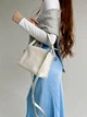Кросс-боди с короткими ручками плетеная кожа ARTiS Bags 1669 4812-5112 Бежевая - изображение 2