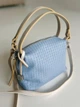 Маленькая кожаная сумка ARTiS Bags 1669 4814-5112 Голубая - изображение 5