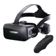 VR очки VRPARK KBY004 со встроенными наушниками и джойстиком VR Park Y1 – комплект виртуальной реальности для смартфонов - изображение 2