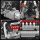 Конструктор двигатель и коробка MB V8 1169 деталей Mould King Mking Engine 10203 - изображение 2